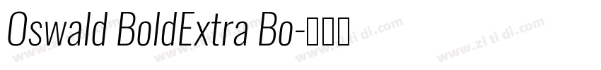 Oswald BoldExtra Bo字体转换